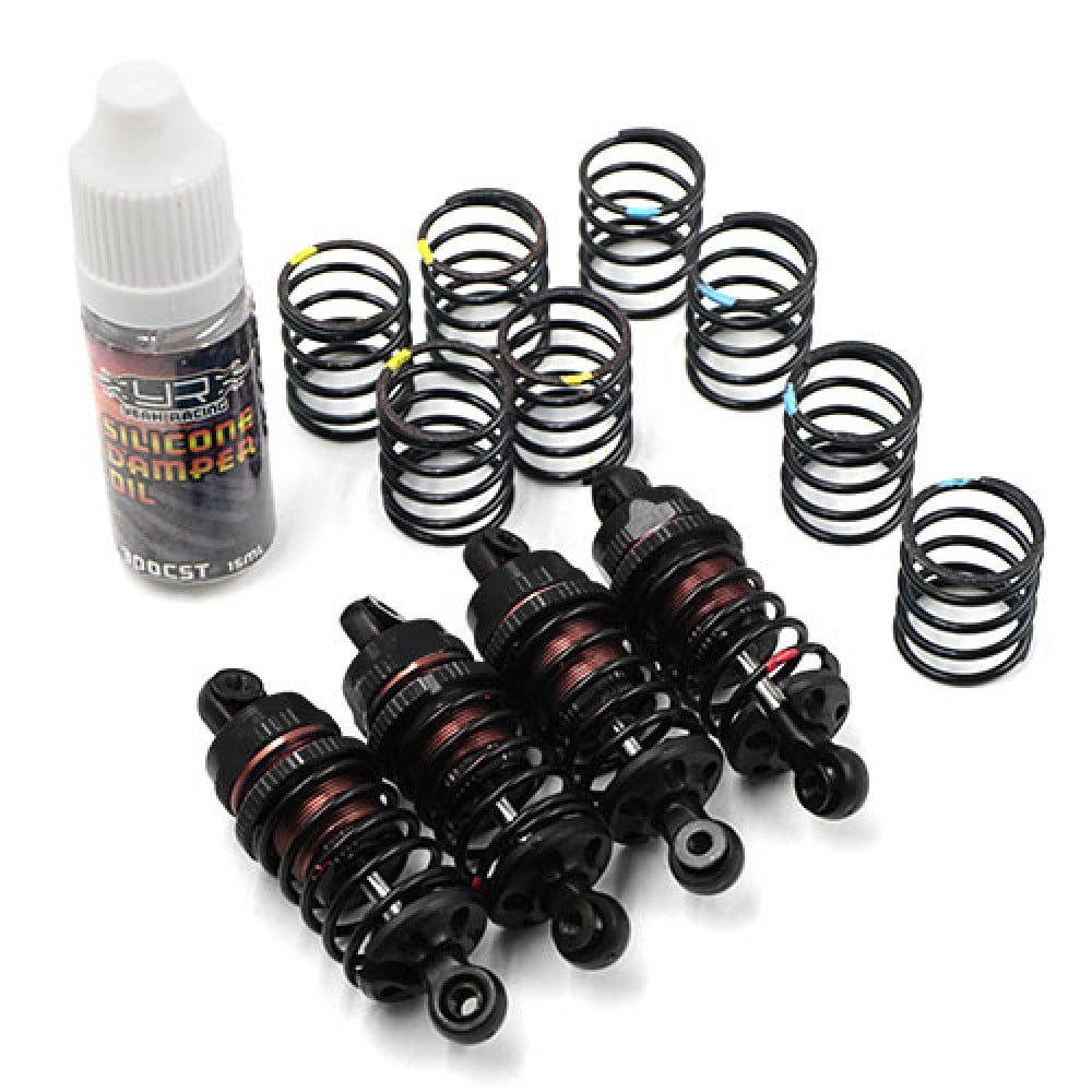 Yeah Racing QUTUS 55mm Damper Set Black - DBB-2055BK