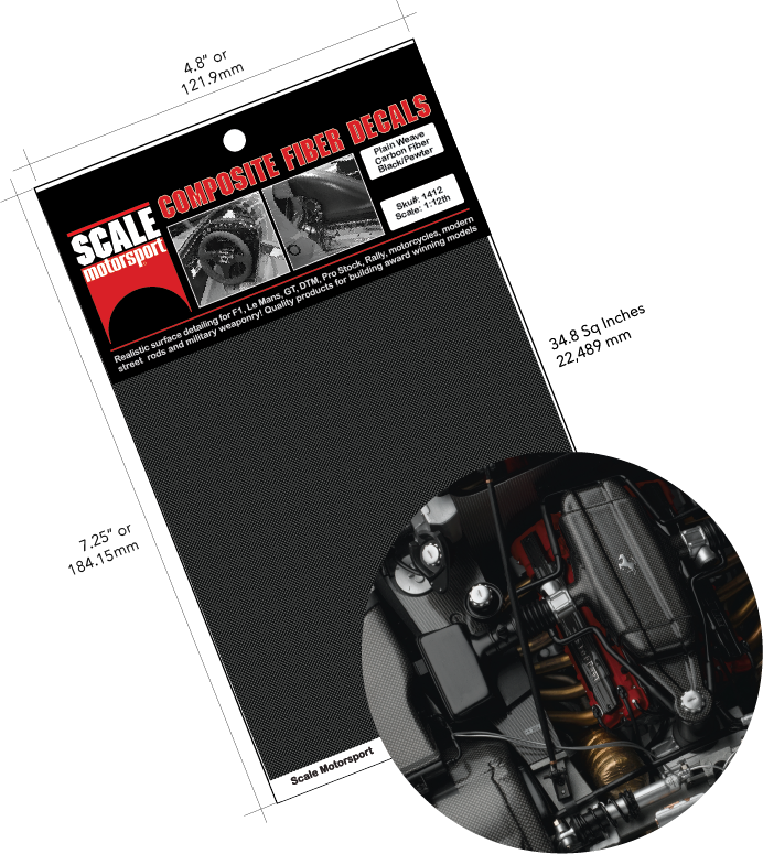 Carbon Fiber Plain Weave Pattern Black on Pewter 1412