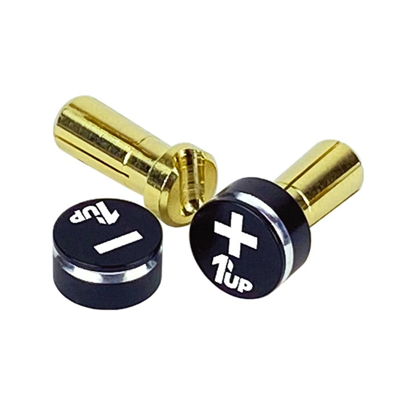 LowPro Bullet Plugs & Grips - 5mm - Black/Black