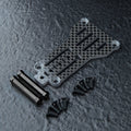 MST RMX 4 Carbon lightweight rear link plate set (black) - 210735BK