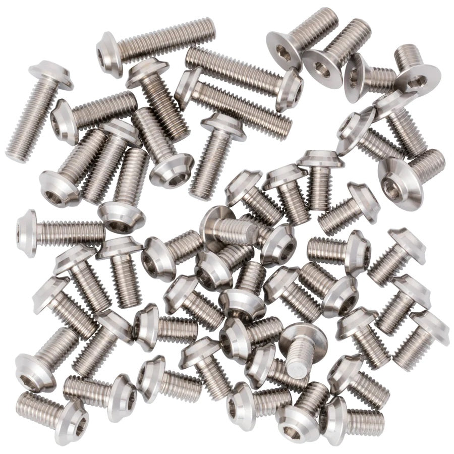 Pro Duty Titanium Upper Screw Set - 70 pcs (Schumacher Mi8)