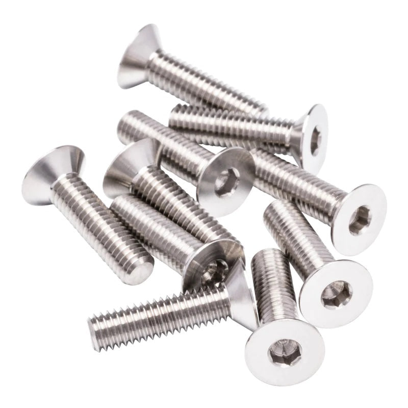 Pro Duty Titanium Screws - Flat Head - M3x12 - 10pcs