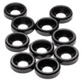 1up Racing Premium Aluminum Countersunk Washers - Black - 1U-80309