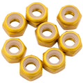 1Up 7075 M3 aluminium locknuts - Gold - 8pcs