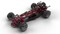 Azada AVALON 1/10 Drift Chassis Conversion Kit - RED