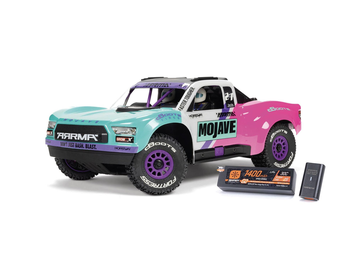 ARRMA 1/16 MOJAVE GROM 223S BLX 4X4 DT with Batt/Charger Teal - ARA2304ST1