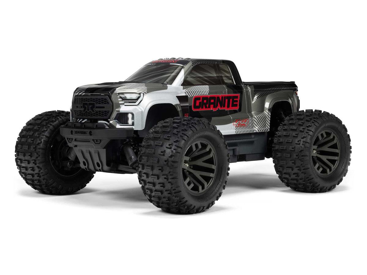 ARRMA 1/10 GRANITE 223S DSC 4X4 RTR Monster Truck Gunmetal - ARA4302V4T3