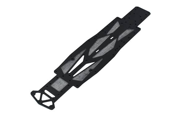 Reve D RDX Black FRP Main Chassis 2 D1-BF-MC2