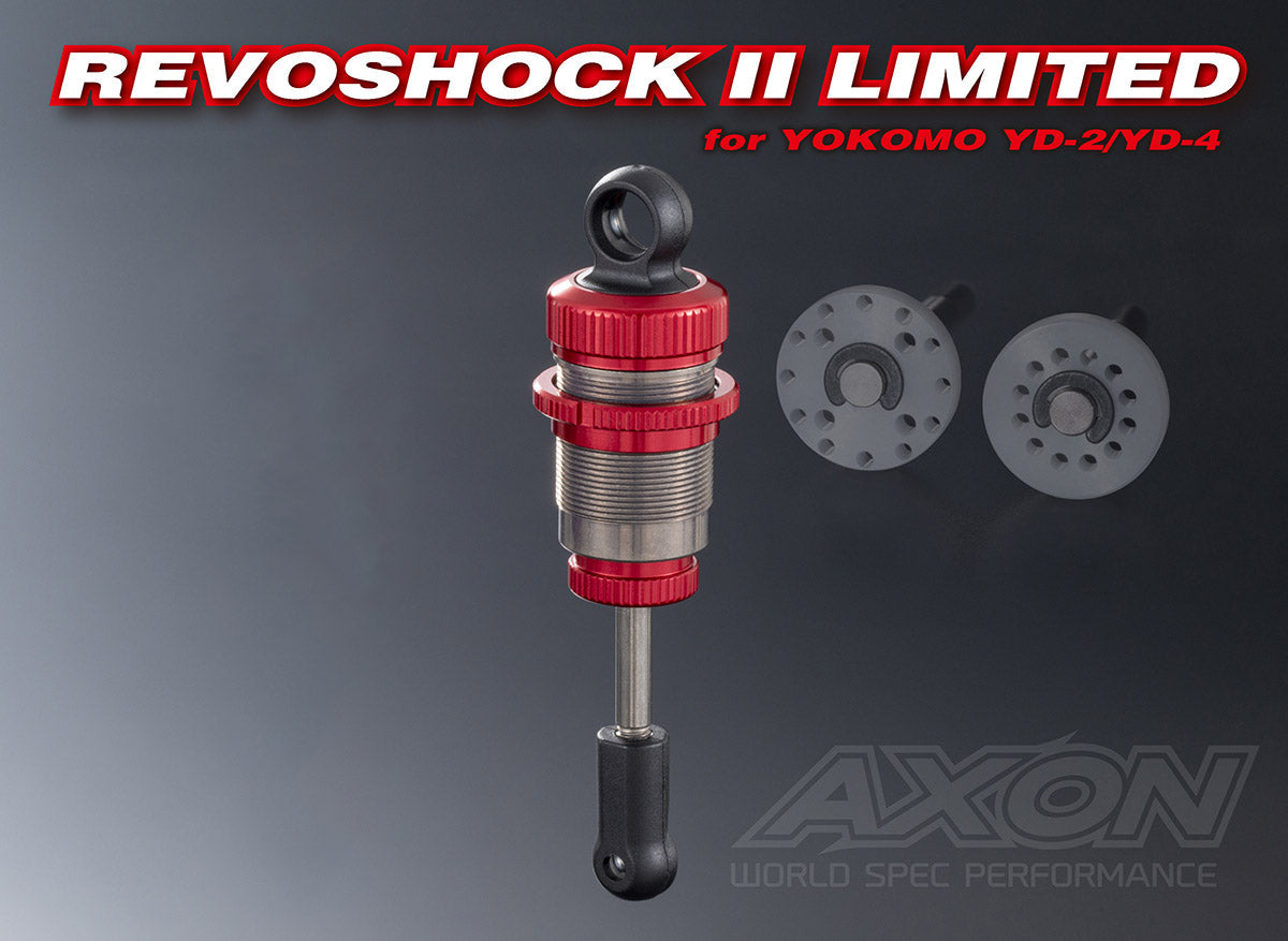 AXON Revoshock II for Yokomo YD-2/YD-4 (Limited Red Edition, 4pcs) DD-YS-002R