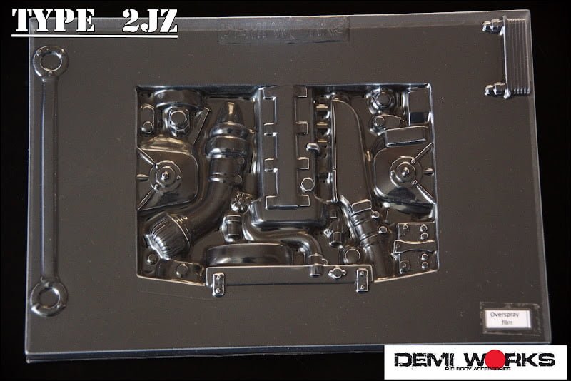 Demi Works 2JZ Polycarbonate Engine Bay - DW2JZ