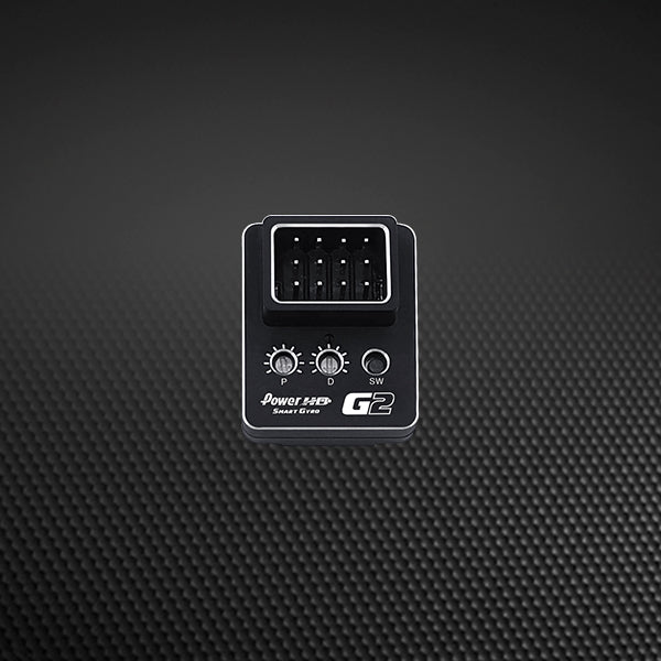 Power HD Aluminum G2 High Stability Gyro for Drift Car (Black) G2-Black
