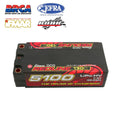 Gens ace Redline V2 Series Shorty 5100mAh 7.6V 2S 130C HV LiPo (5mm, 210g) GEA51002S13D5