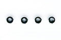 Reve D Aluminum insert nut (For 2.5mm thick carbon plate)( 4pcs) RC-IN25