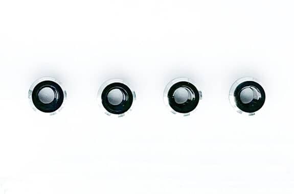 Reve D Aluminum insert nut (For 2.5mm thick carbon plate)( 4pcs) RC-IN25