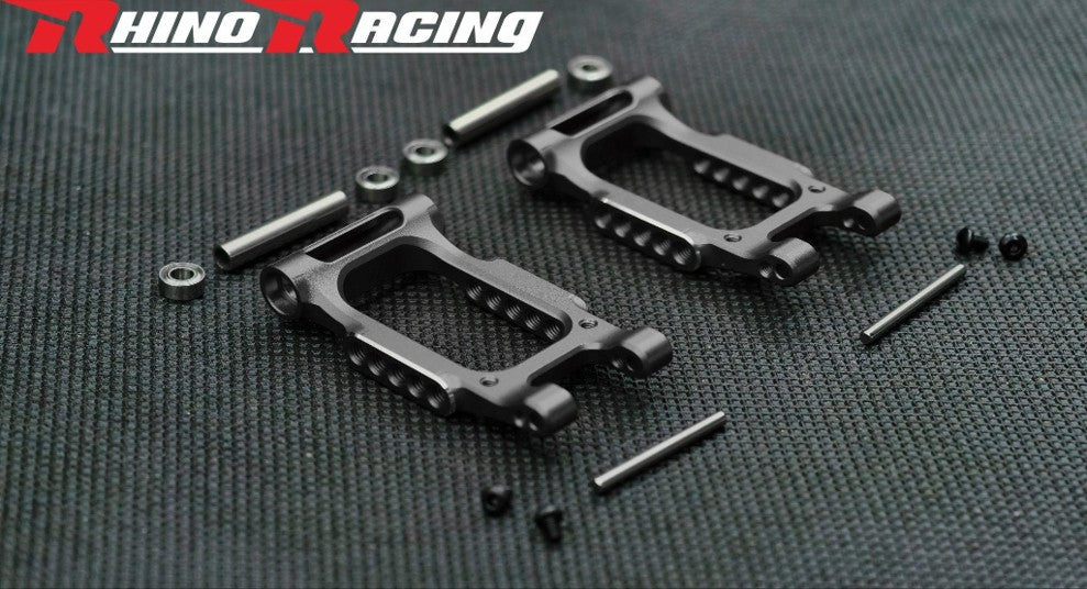 Rhino Racing SR Series Lower Rear H-Arms Set BLACK - RR-1105B