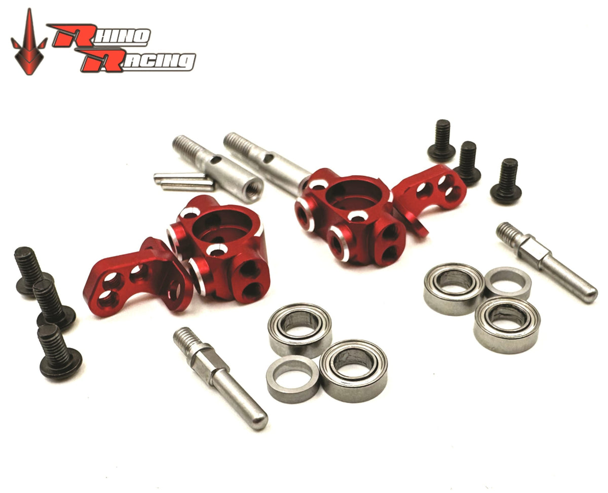 Rhino Racing Shark Steering Knuckle Set (Red) RR-1400R
