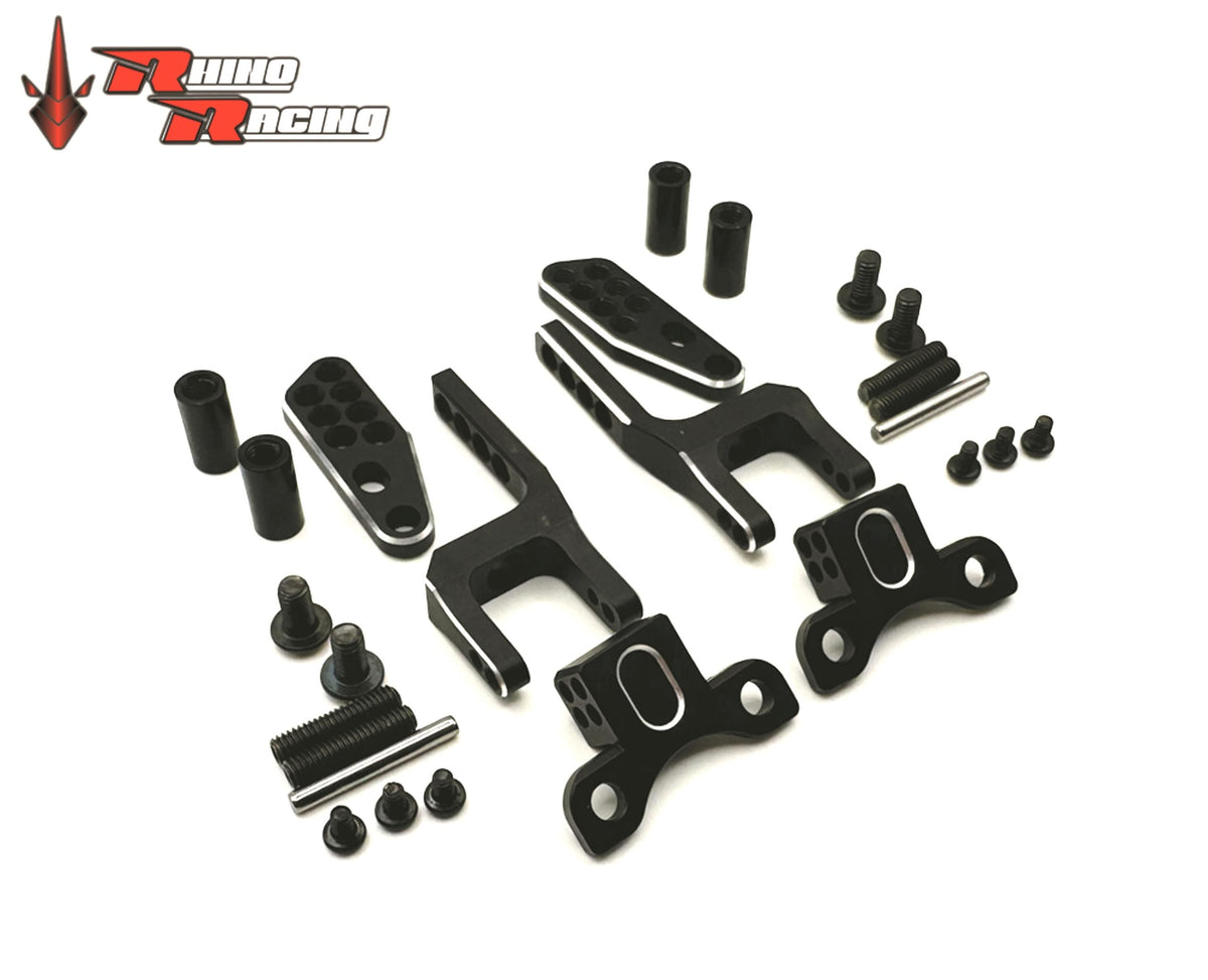 Rhino Racing Shark Rear H Arm Adapter Set (Black) RR-1600B