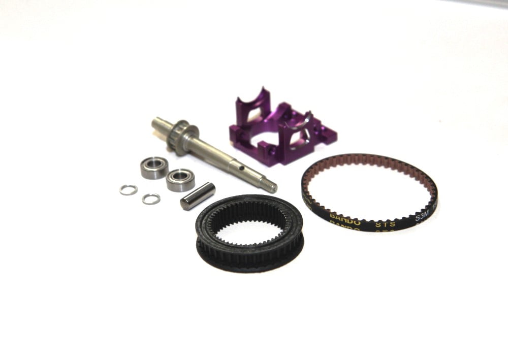Rhino Racing BELT DRIVE CONVERSION KIT for SHARK TRANSMISSION (PURPLE) RR-825P