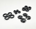 Rhino Racing BLACK Shock Colour Change Kit with Spring Holders - RR-230B