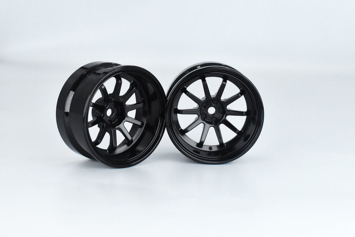 Reve D Competition Drift Wheel "VR10" Black (Offset 10mm, 2pcs) RW-VR10K1