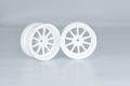 Reve D Competition Drift Wheel "VR10" White (Offset 6mm, 2pcs) RW-VR10W6