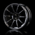 MST Silver Black RS II wheel (+7) (4) 102069SBK