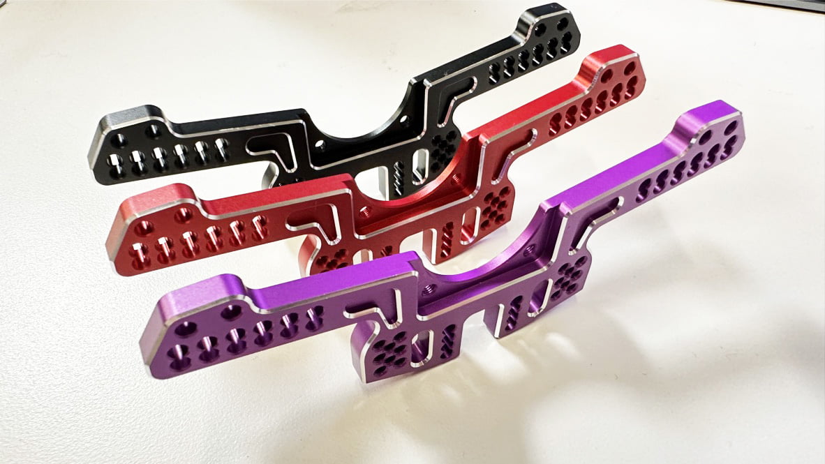 Rhino Racing Shark Narrow Rear Shock Tower (Purple) RR-840P