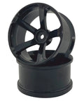 TOPLINE DRS-5 High Traction Type (deep face) Offset 8 Black - TDW-0813BK
