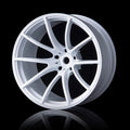 MST White G25 wheel (+11) (4) 102054W