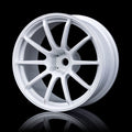 MST White RS II wheel (+7) (4) 102069W