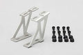 Yokomo Aluminum Wing Stay (Silver/Mid) - D-056M
