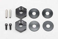 BD8/BD7 4.5mm Clamp Wheel Hub with 0.5/1.0mm Spacer - B7-011NBA