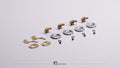 ARKEDGE AE24X Optional Parts Metal Brake Calipers - aedfx24op002kq2
