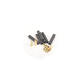 3.5MM GOLD BANANA BULLETS M/F 3PRS + SHRINK TUBE - CR764