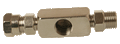 Two way 1/4 outlet fits 1/8 or 1/4 - E-MULTI-2-1/4