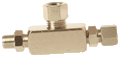 Two way 1/8 outlet Fits 1/8 or 1/4 - E-MULTI-2-1/8