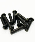 TOPLINE STEEL SCREW BLACK M3 HEX BUTTON 14mm - TSB-14BK