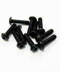 TOPLINE STEEL SCREW BLACK M3 HEX BUTTON 12mm - TSB-12BK