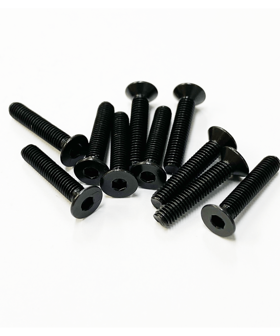 TOPLINE STEEL COUNTERSUNK SCREW BLACK 16mm - TSD-16BK