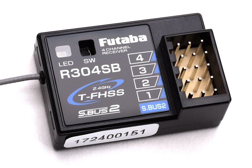 Futaba R304SB 4ch Rx with Telemetry T-FHSS (S-Bus) (HV) 2.4GHz - P-R304SB