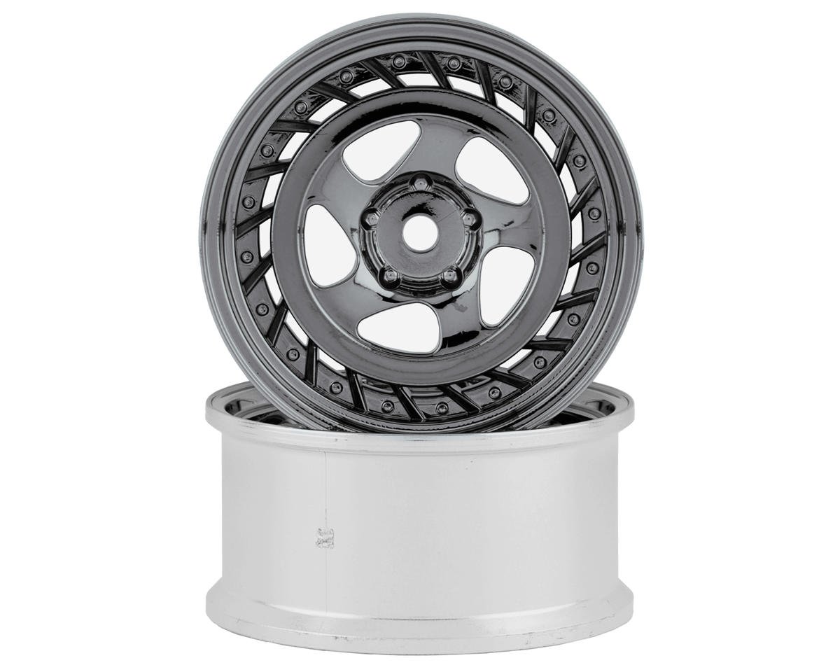 WORLD PRO SSR Formula AERO SPOKE WHEEL (deep rim) offset 8 Black Chrome (2pcs) - WW-0608BC