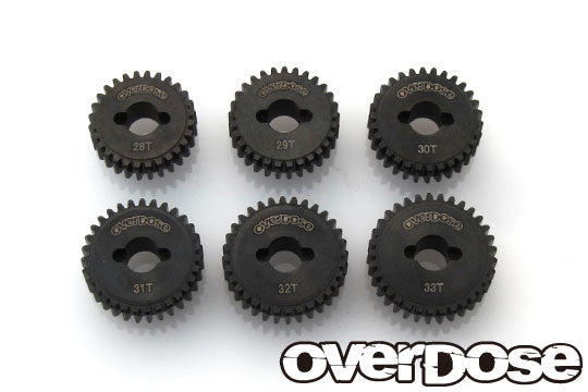 OVERDOSE Counter Gear High Gear Set 28T-33T (For XEX Series, OD2589b) - OD2148b