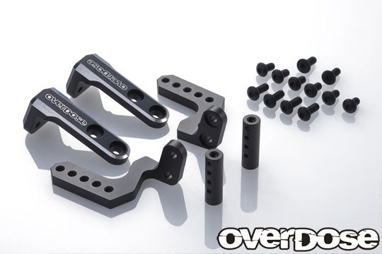 OVERDOSE Aluminum Rear Body Mount (For GALM series / Black) - OD2885