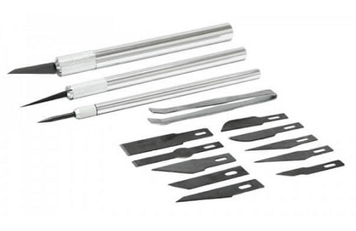 17pc Hobby Knife Set - T-RO-62917