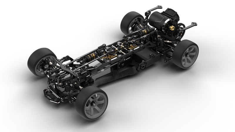 Azada AVALON 1/10 Drift Chassis Conversion Kit - BLACK