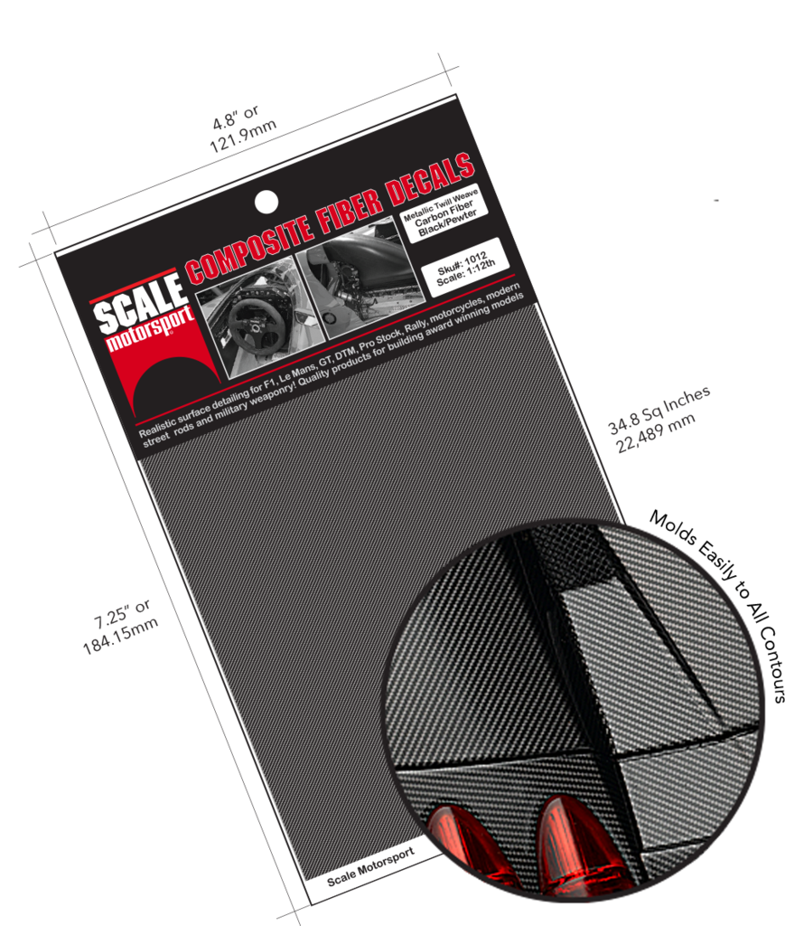 Carbon Fiber Twill Weave Black on Pewter 1012