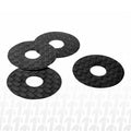 Carbon Fiber Body Washers - 3M Adhesive Backed - 5mm Post - 4pcs