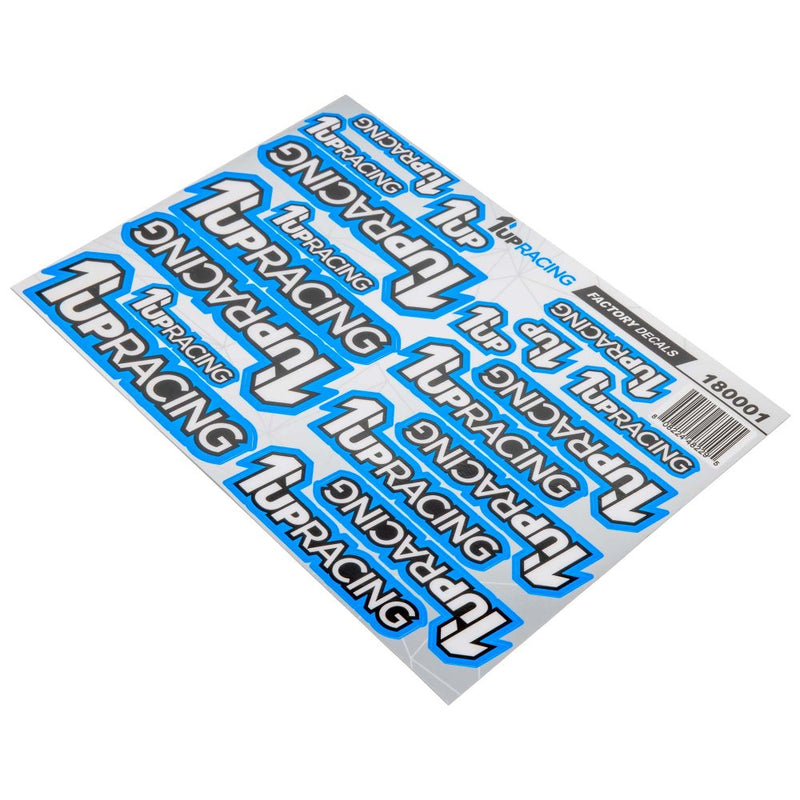 1up Racing Factory Decal Sheet - Blue