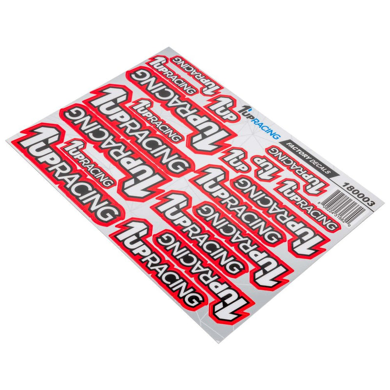 1up Racing Factory Decal Sheet - Red
