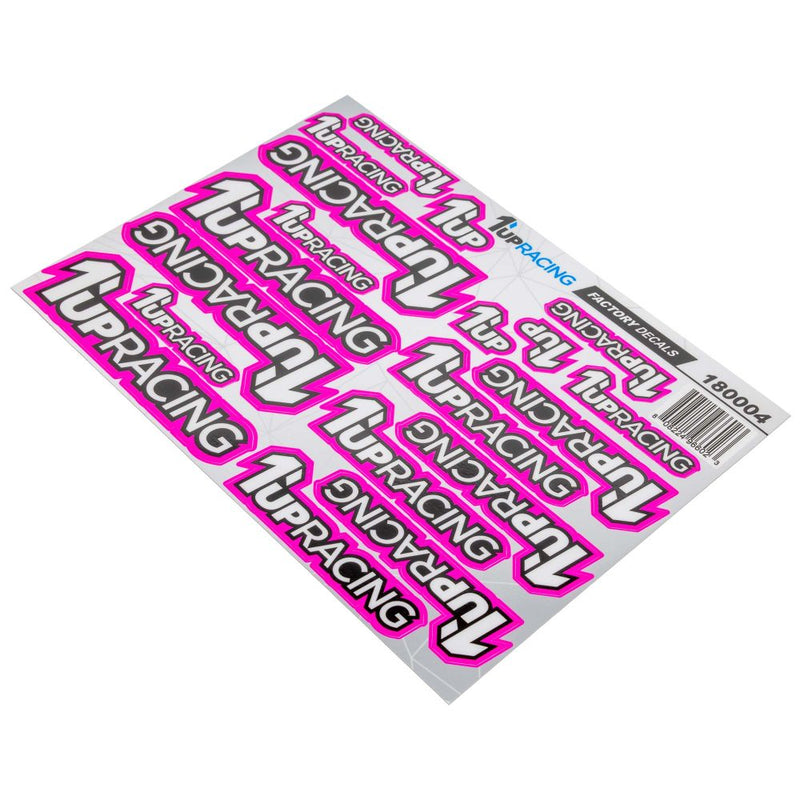 1up Racing Factory Decal Sheet - Pink
